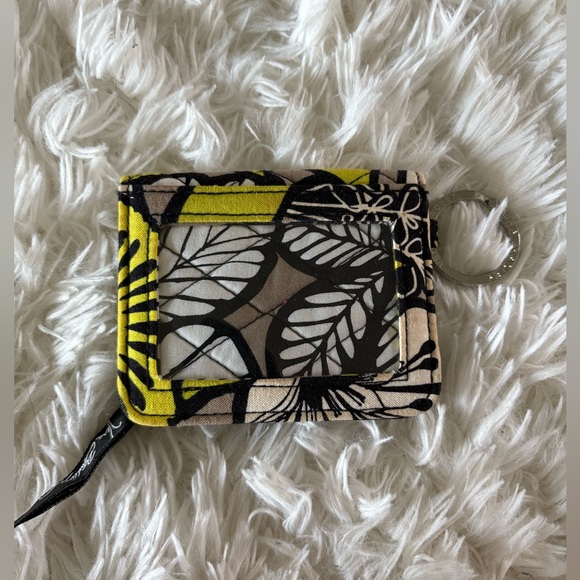 Vera Bradley Black and Green Quilted Wallet - Picture 2 of 3